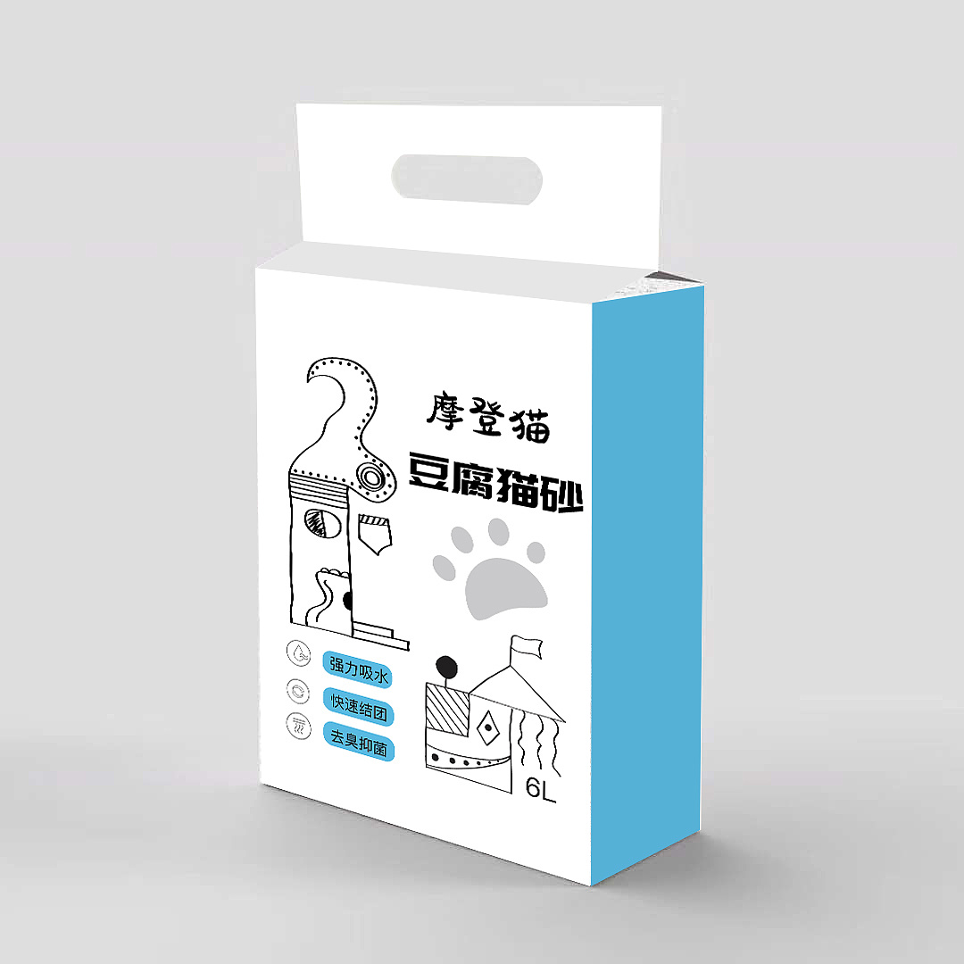 猫砂包装|平面|包装|无人照料的小草 - 原创作品 - 站酷 (zcool)