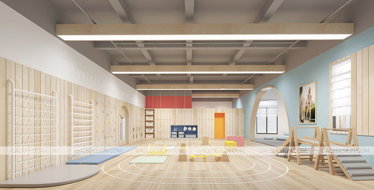 Gace Design幼儿园设计丨贝乐幼儿园（图ZMjE3NDEyNjEy） - 家装设计 - 站酷设计师GaceDesign原创素材 - 站酷ZCOOL
