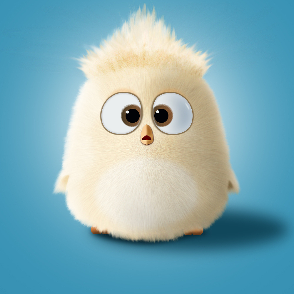 鼠绘 愤怒的小鸟里的小鸡仔