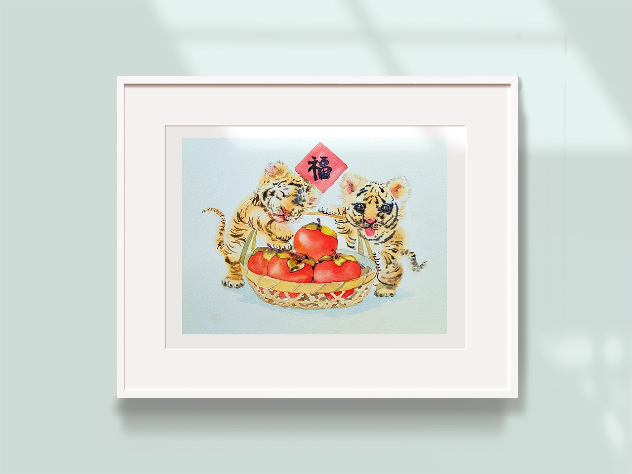 新年小老虎（图ZMjgzNjgzODQ4） - 绘画 - 站酷设计师纪梵原创素材 - 站酷ZCOOL