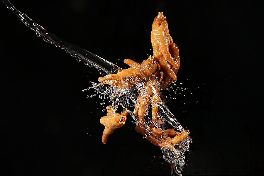 美食摄影 | 一只会跳恰恰的鸡爪