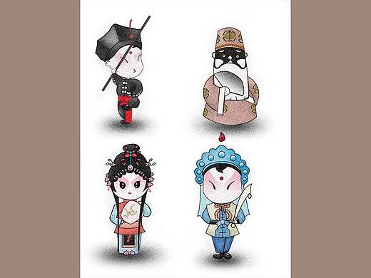 插画戏剧人物