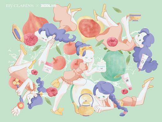 美肌轻宇宙·my CLARINS海报设计