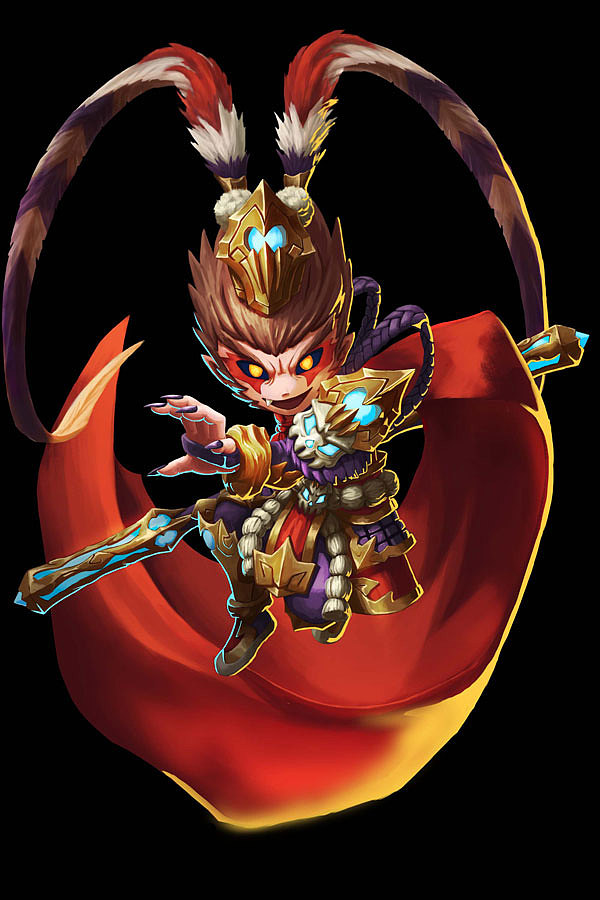 孙悟空|插画|游戏原画|魂魂的画笔 - 原创作品 - 站酷 (zcool)