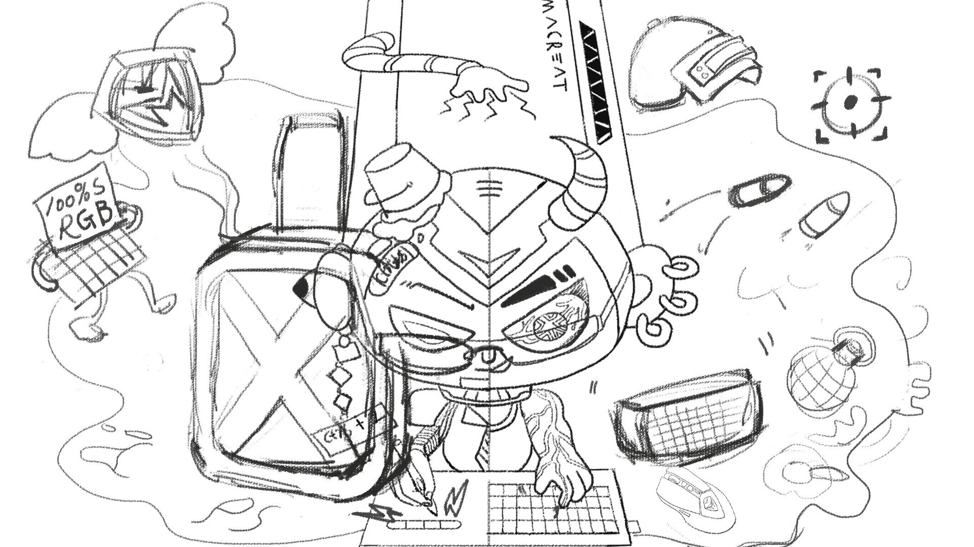 造物者的Show Time（图ZMTg0NDc5MzA4） - 其他平面 - 站酷设计师贝尔的兔纸原创素材 - 站酷ZCOOL