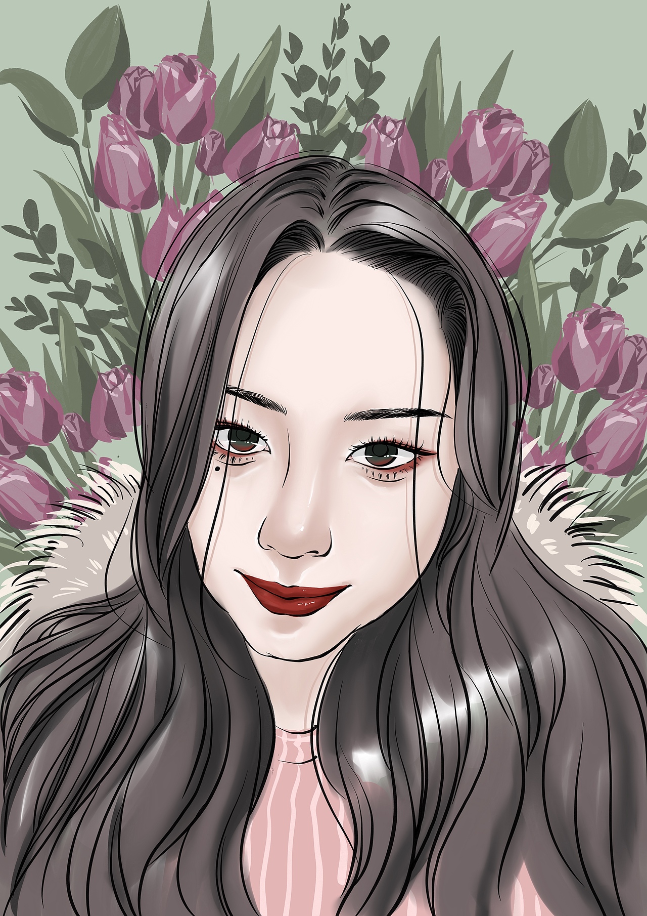 简单头像画（图ZMTQyODY5MTQw） - 创作习作 - 站酷设计师樊叉叉原创素材 - 站酷ZCOOL