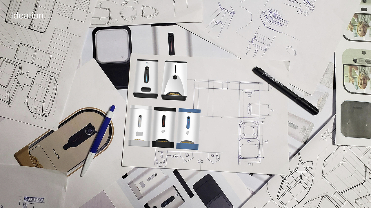 一种感动-作品集-猫粮智能喂食器