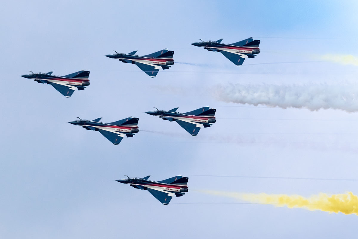 珠海航展打飞机