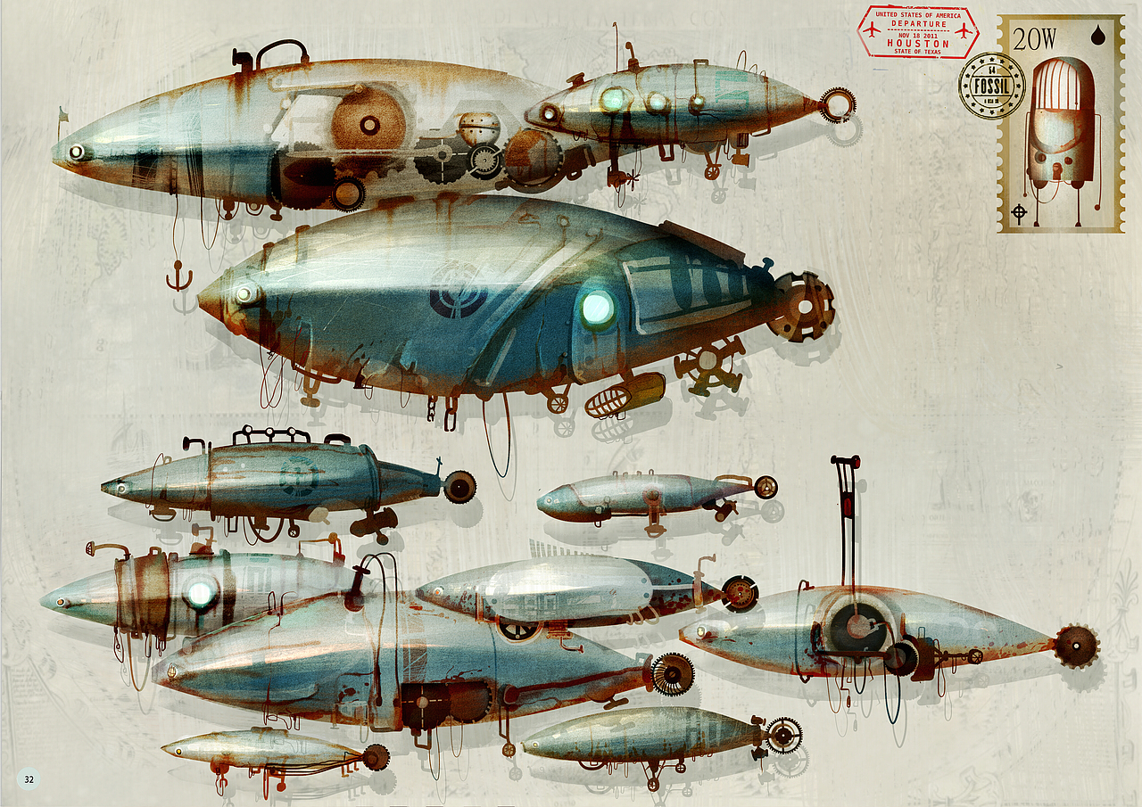 蒸汽朋克（图ZMTc2NTIzNDMy） - 概念设定 - 站酷设计师残忍小球球原创素材 - 站酷ZCOOL