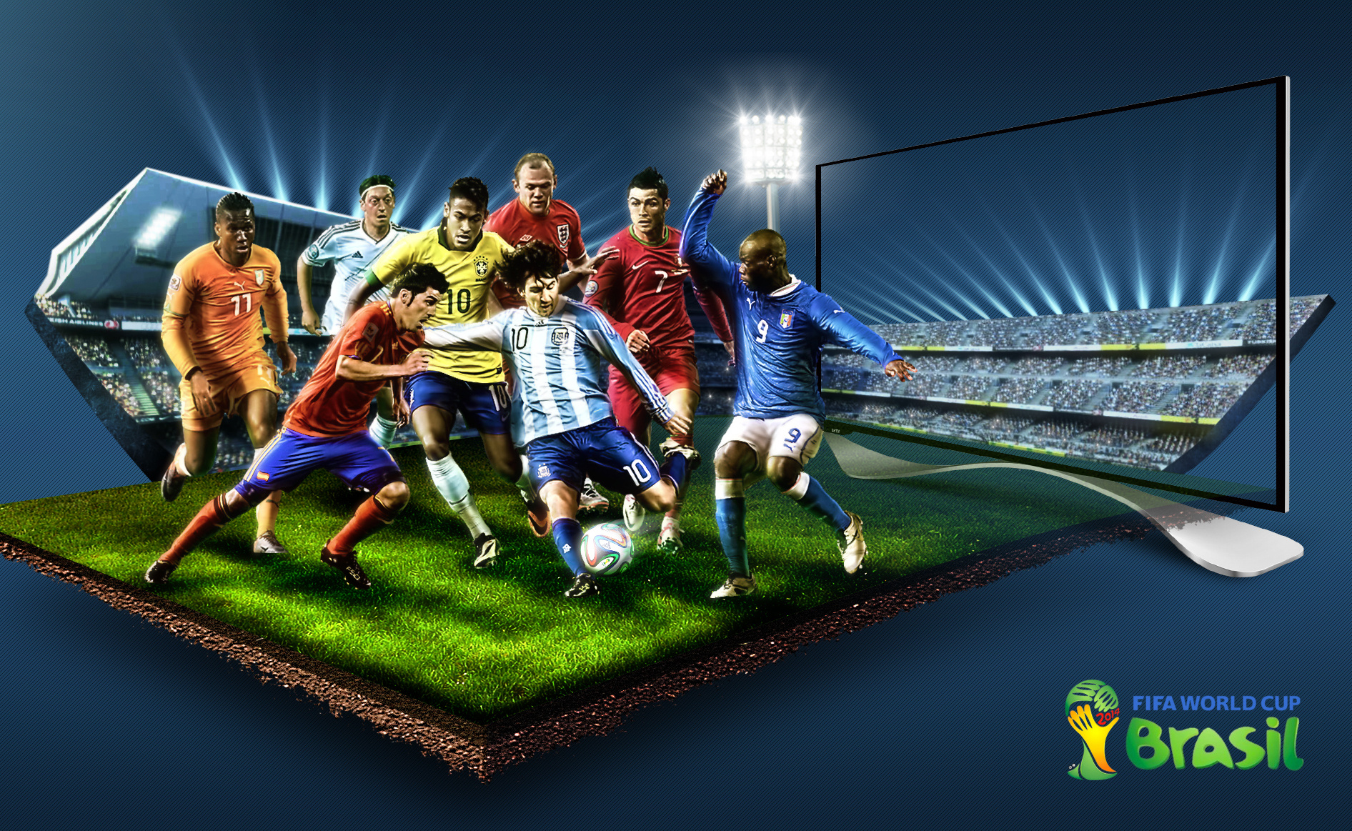 足球奖杯-欧洲杯足球宣传奖杯竖版海报在线图片制作-图怪兽