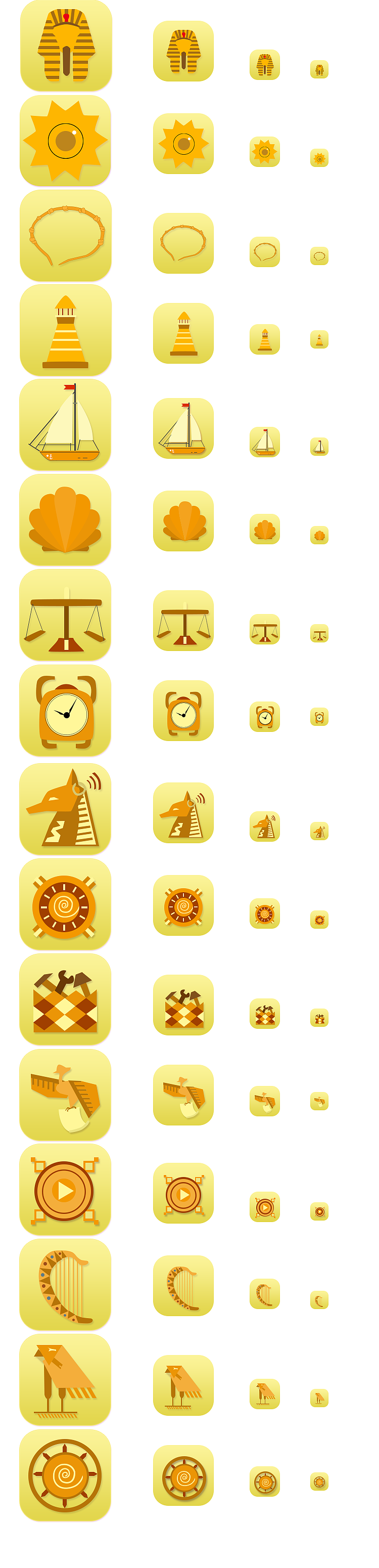 埃及主题图标（图ZMTg2Mjg1NDI0） - 图标 - 站酷设计师saningn原创素材 - 站酷ZCOOL