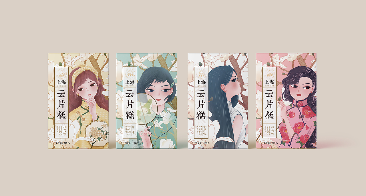 云片糕包装设计