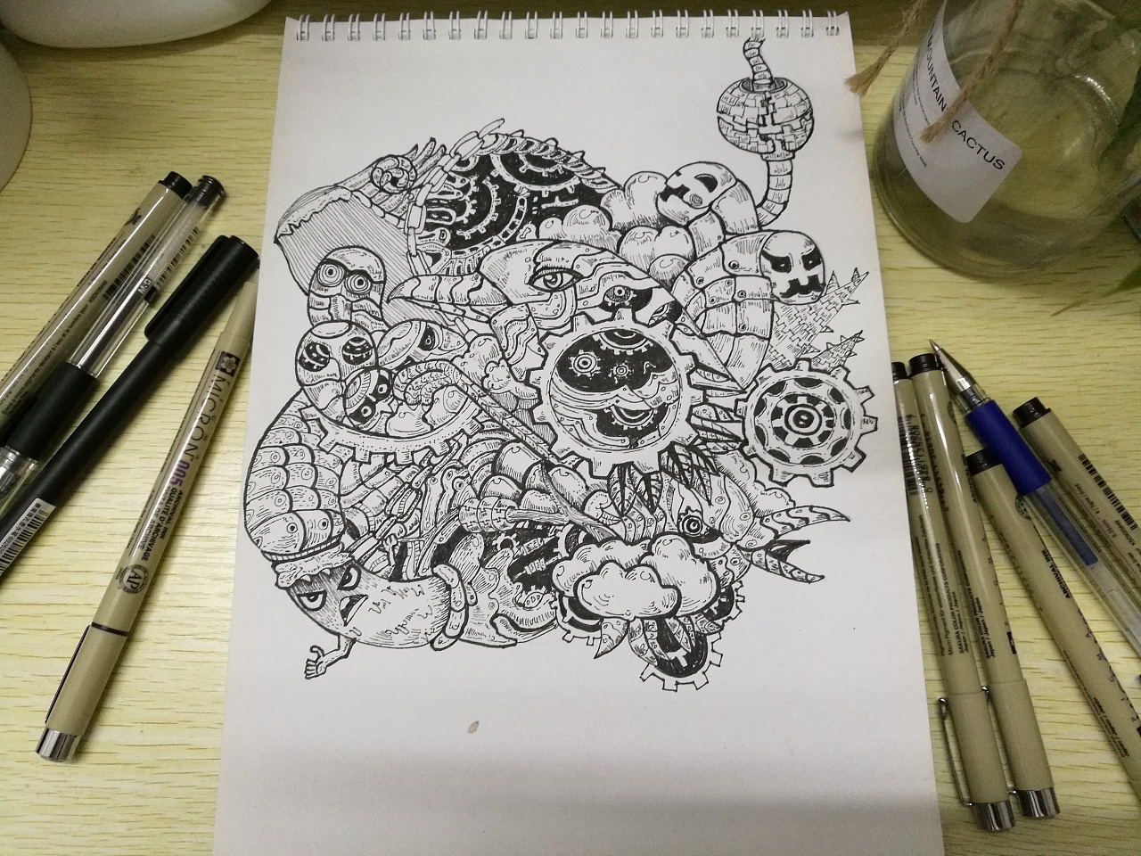 黑白插画