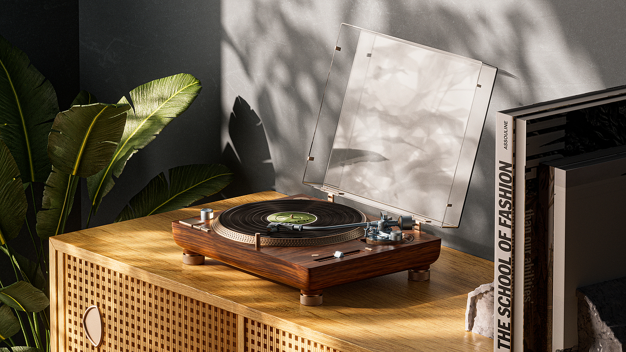 Gramophone | 留声机场景渲染（图ZMjk1ODU4NjE2） - 场景 - 站酷设计师Jooooojo原创素材 - 站酷ZCOOL
