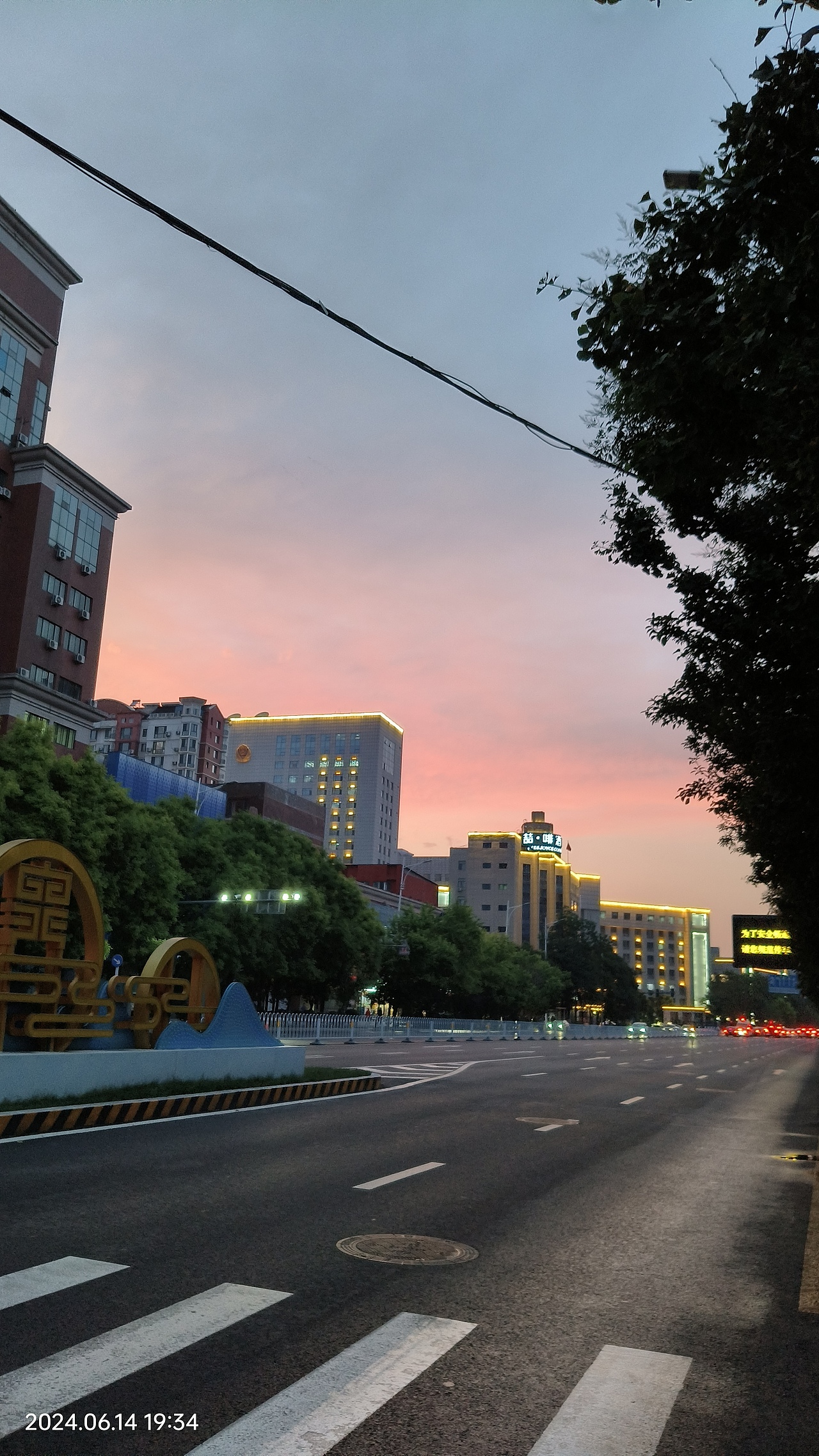 像画一样的天空