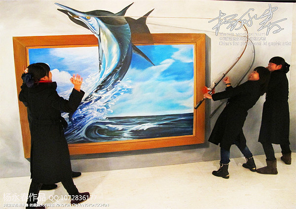 3D地画  杭州湾跨海大桥观光塔墙地面3d立体画
创作时间:2013年1月<br>收藏机构:杭州湾跨海大桥海中平台发展有限公司