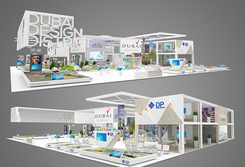 大型双层展位设计