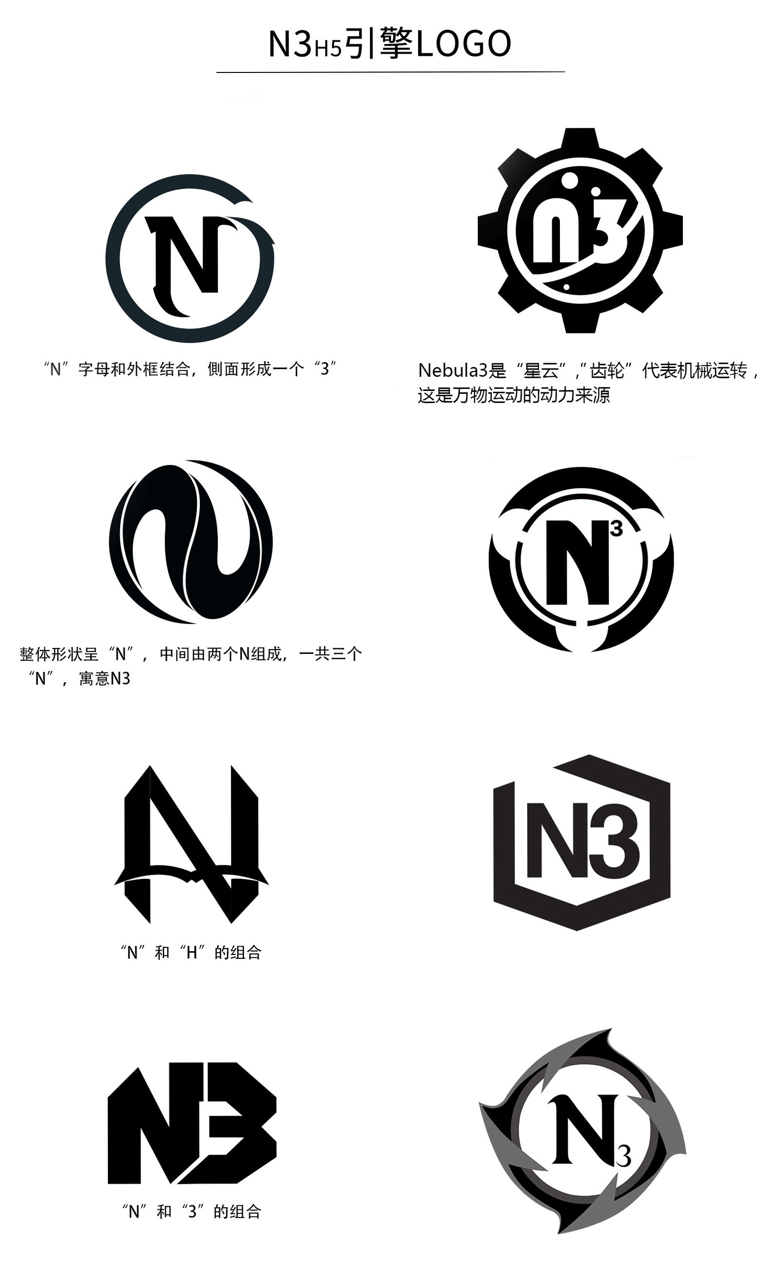 冰与火之歌-游戏引擎logo设计