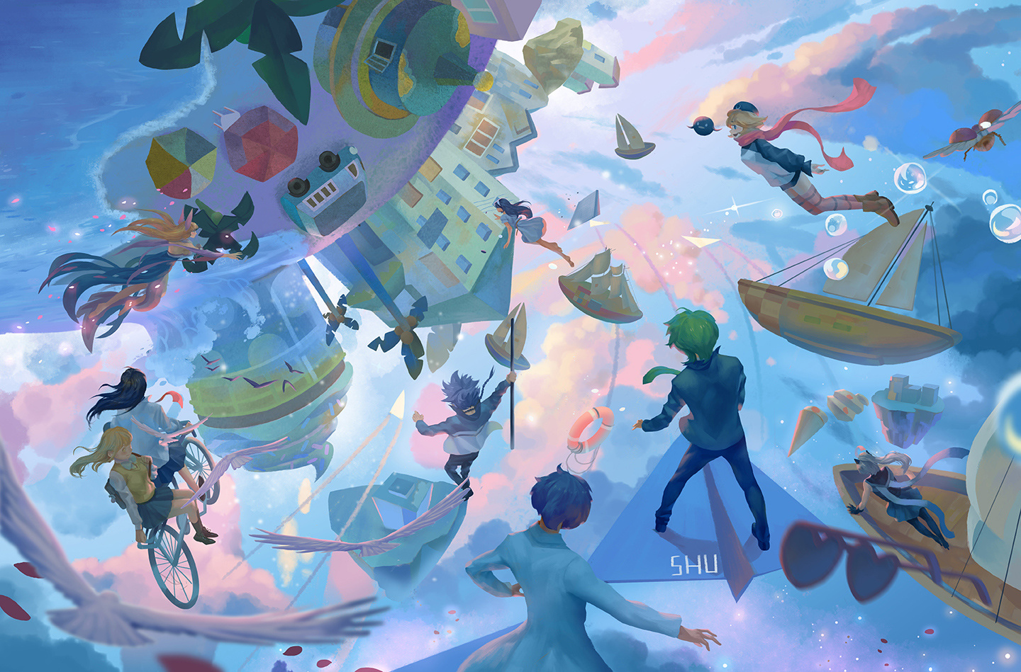 腾讯动漫夏日巡礼遇见不一样的世界kv