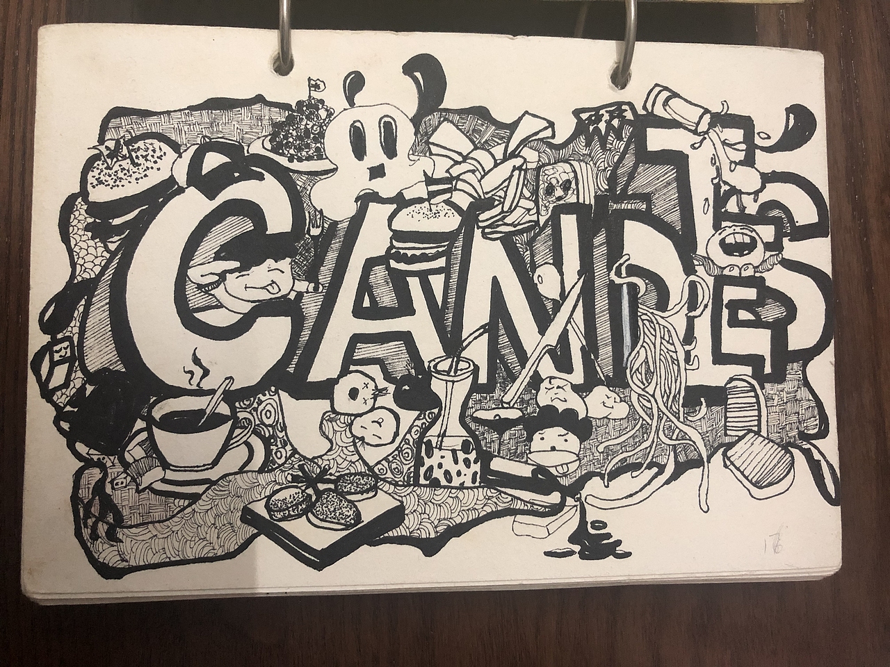 Candies餐厅插画手稿（图ZMTk4OTc3OTA4） - 创作习作 - 站酷设计师LBL一寶原创素材 - 站酷ZCOOL