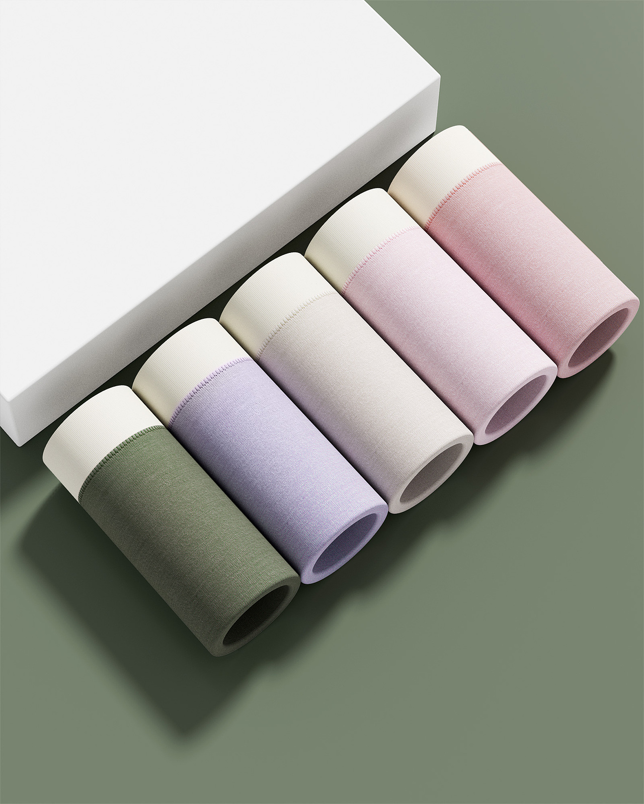 猫人女士纯棉和冰丝内裤详情设计