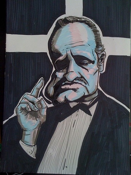 教父马龙白兰度