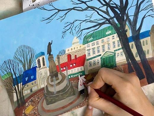 2018年末手绘合集（附视频）（个人主页-ZMzIzODM1NDQ=） - 创作习作 - 站酷设计师猫屋Becky原创素材 - 站酷ZCOOL