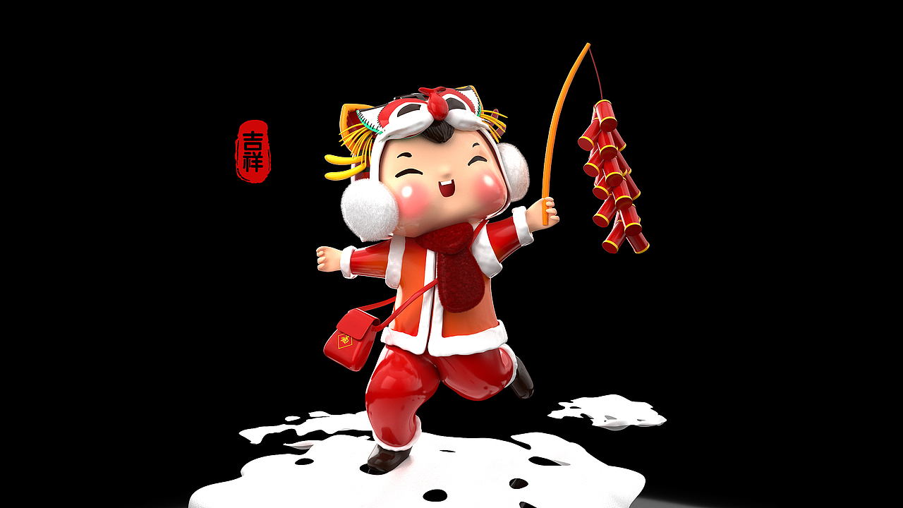 虎娃招财童子善财童子