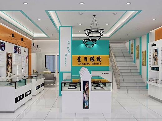 欧邦装饰眼镜店装修效果图-9