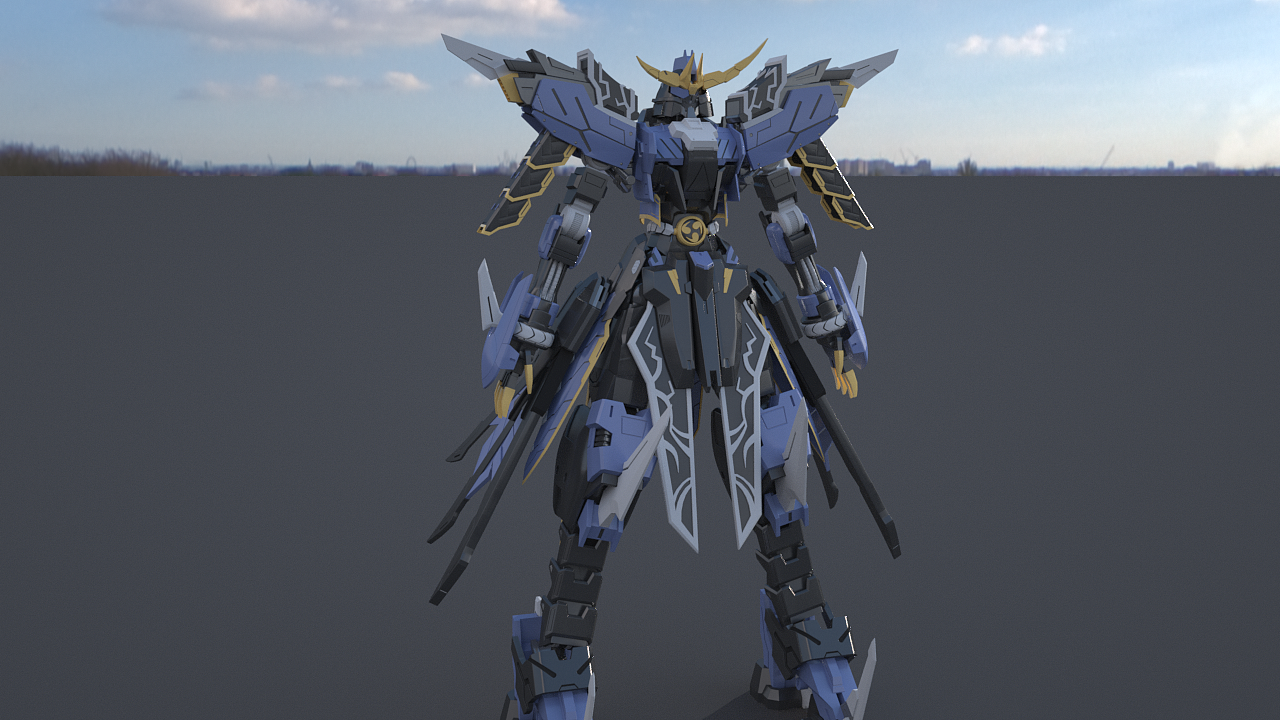 高达|伊达政宗gk模型展示动画