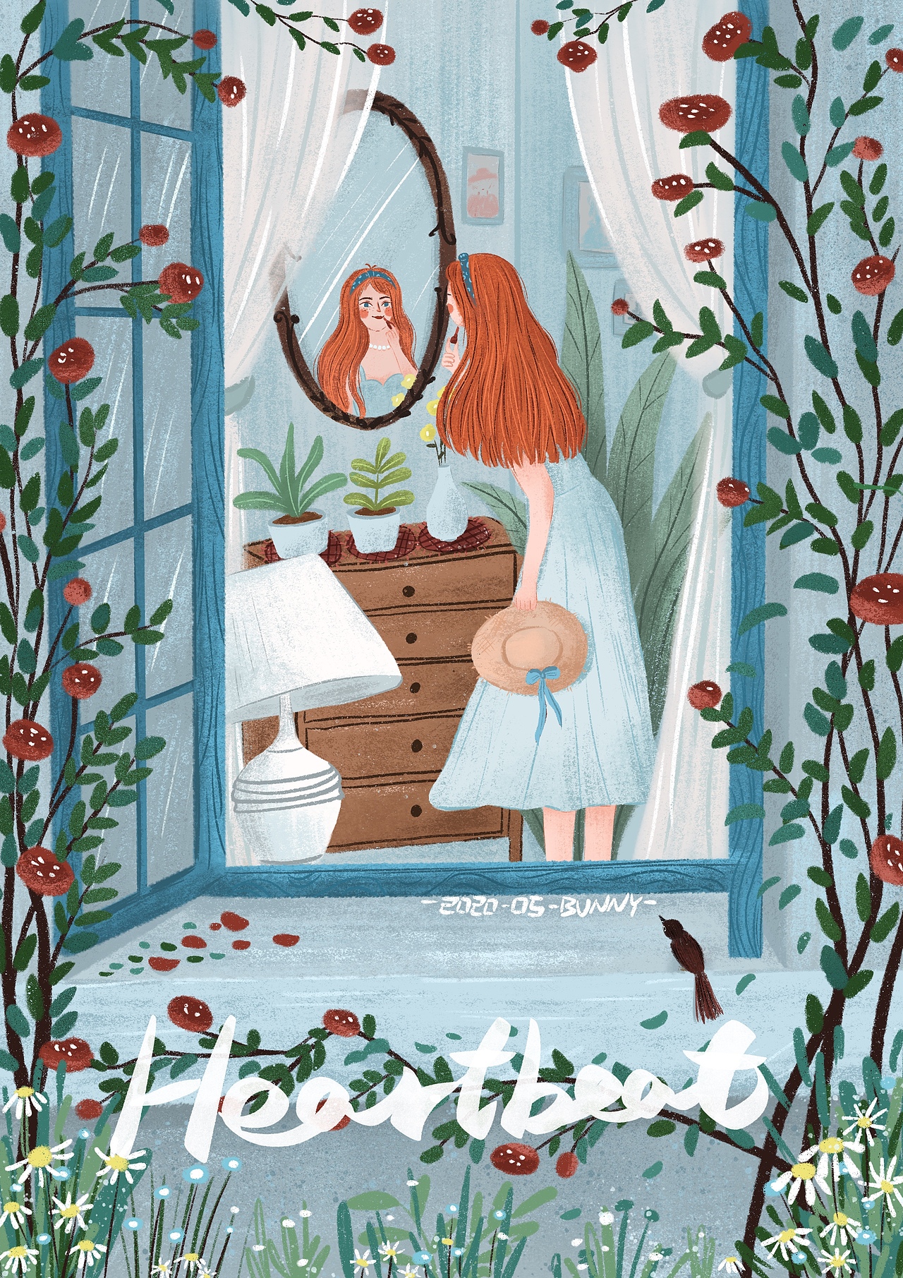 心跳瞬间-约会前的那一刻（图ZMjA2MzczNTAw） - 商业插画 - 站酷设计师卷毛肥兔子原创素材 - 站酷ZCOOL