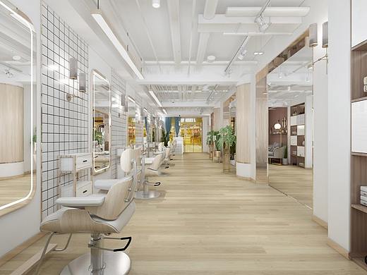 理发店效果图设计