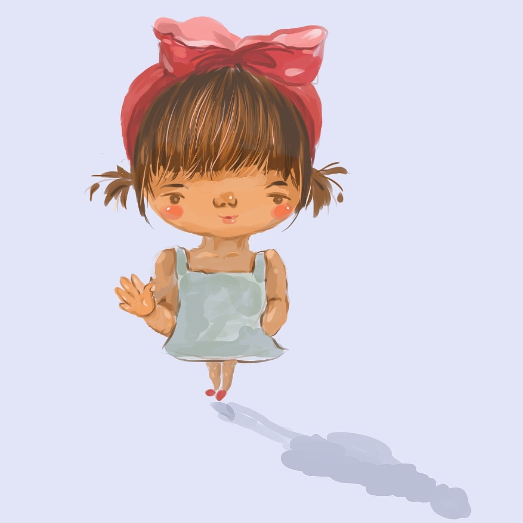 平凡女孩-emoji原创设计