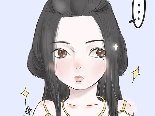 板绘作品（个人主页-ZNDAyMjMyNzY=） - 创作习作 - 站酷设计师弗如Ru原创素材 - 站酷ZCOOL