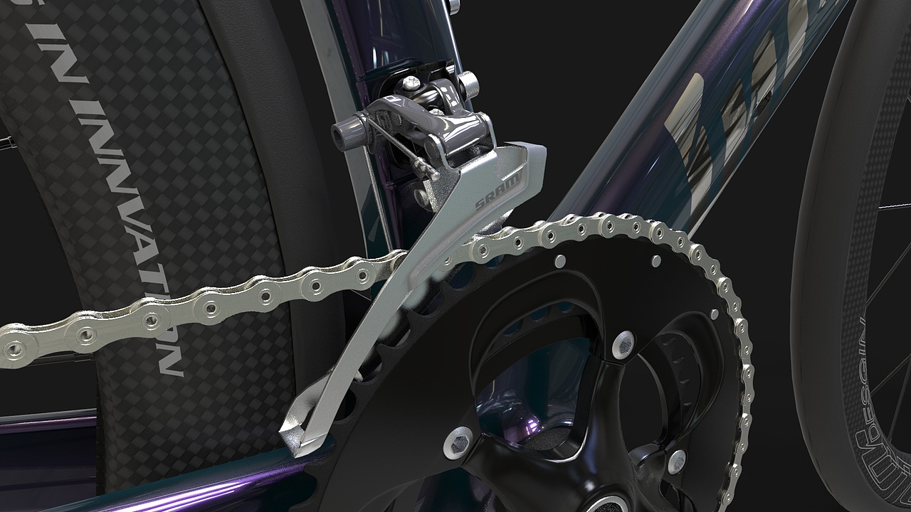 自行车涂装日常设计+渲染练习