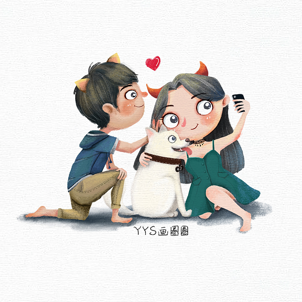 我和布丁（图ZMTE3MjU4NzIw） - 创作习作 - 站酷设计师yushi6761原创素材 - 站酷ZCOOL