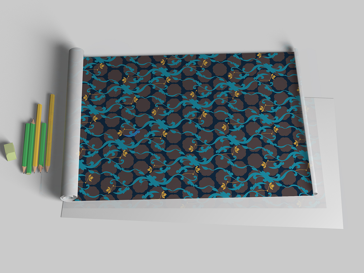 传统纹样艺术纸（图ZMTY0MzQ5OTc2） - 图案 - 站酷设计师花大宝666原创素材 - 站酷ZCOOL