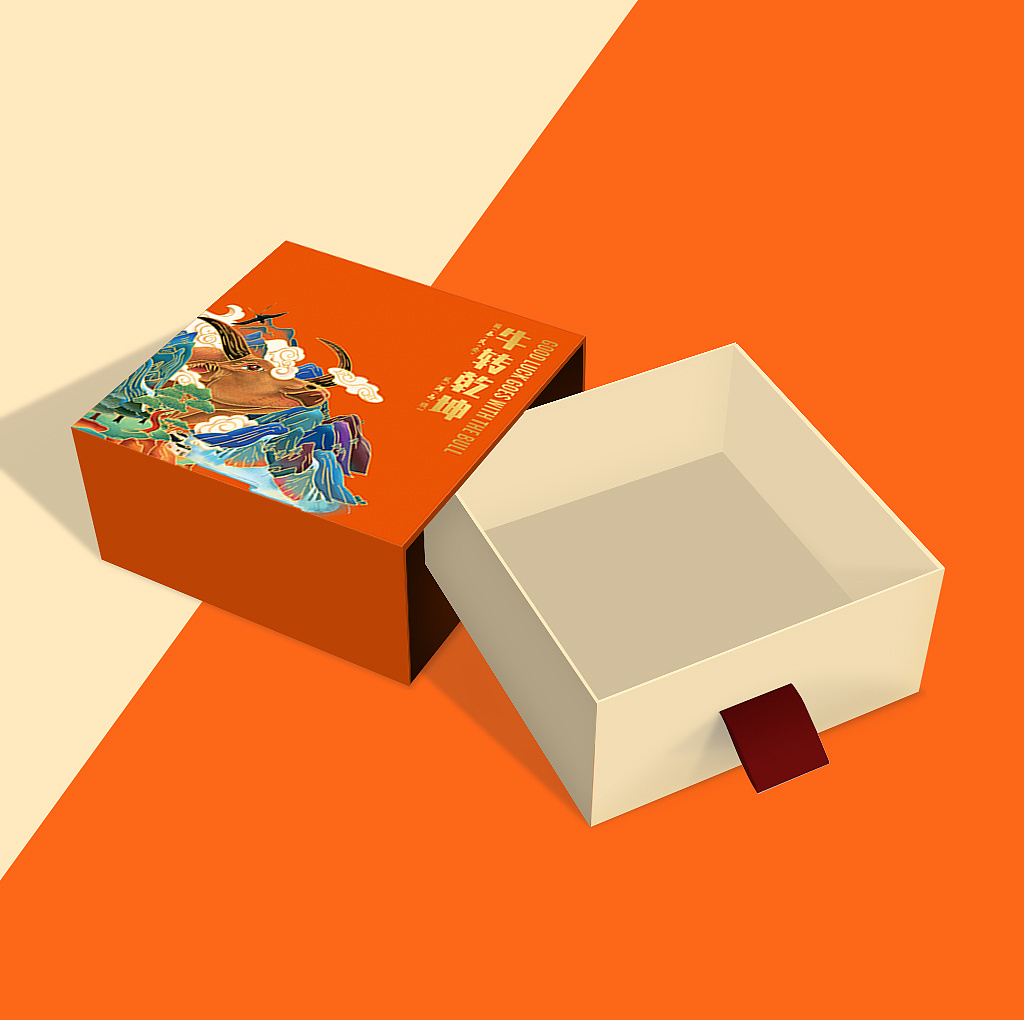 新年包装礼盒牛转乾坤