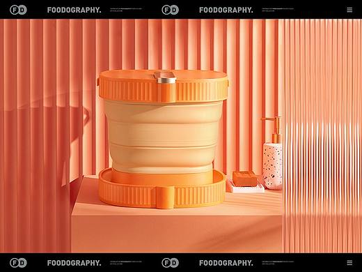 电商视频 | ACK艾斯凯折叠洗衣机 ✖ foodography 