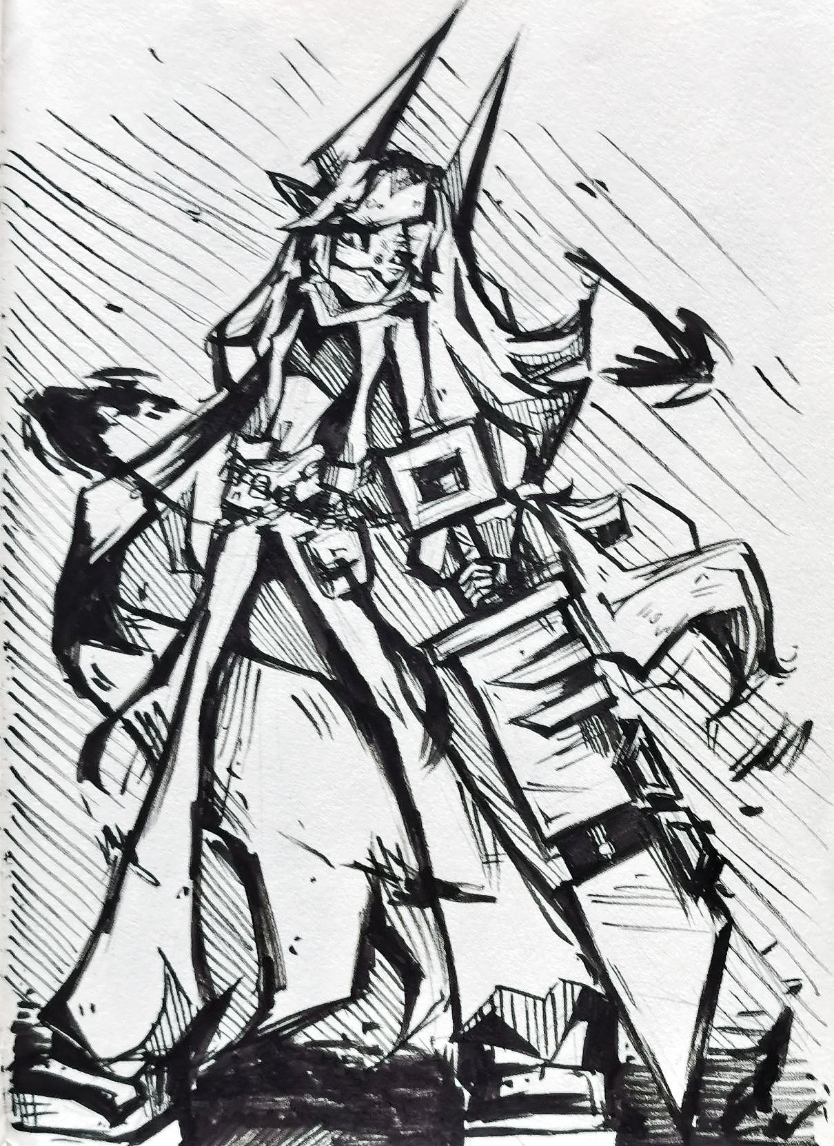 2022人物设计黑白篇