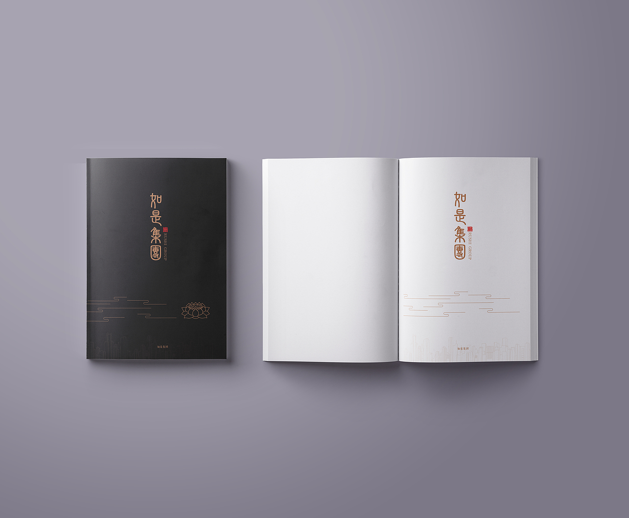 中国风房地产画册（图ZMTQwMjI1NTgw） - 书籍/画册 - 站酷设计师尚禾品牌设计原创素材 - 站酷ZCOOL