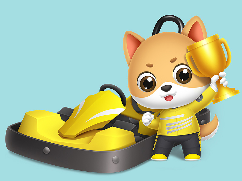 顽狗吉祥物|平面|ip形象|油炸龙卷风 - 原创作品 - 站酷 (zcool)