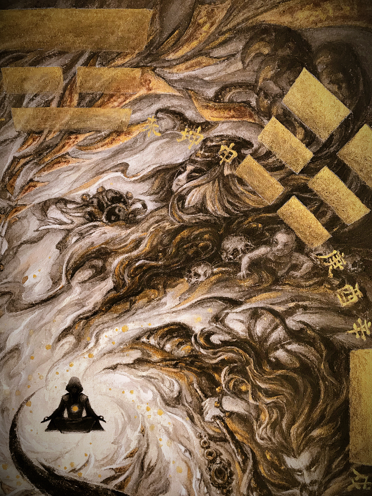 新国画 |《奇门遁甲2》古风国风手绘电影艺术海报