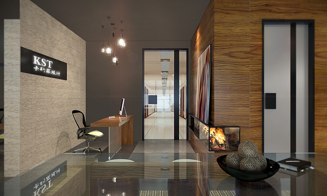 重庆KST办公室效果图方案