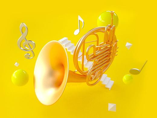 C4D创意小场景练习作品