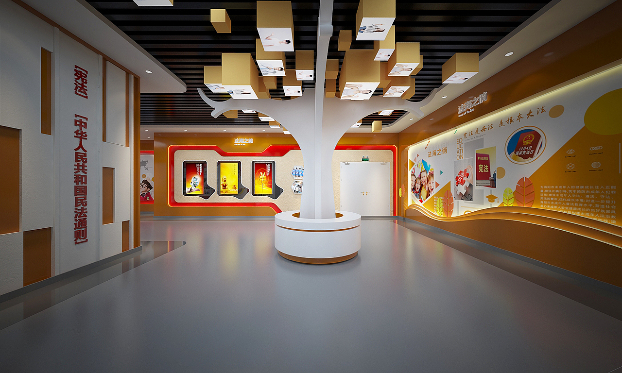 青少年法制教育基地（图ZMTQxNjQ2ODA4） - 其他三维 - 站酷设计师盈美创意原创素材 - 站酷ZCOOL