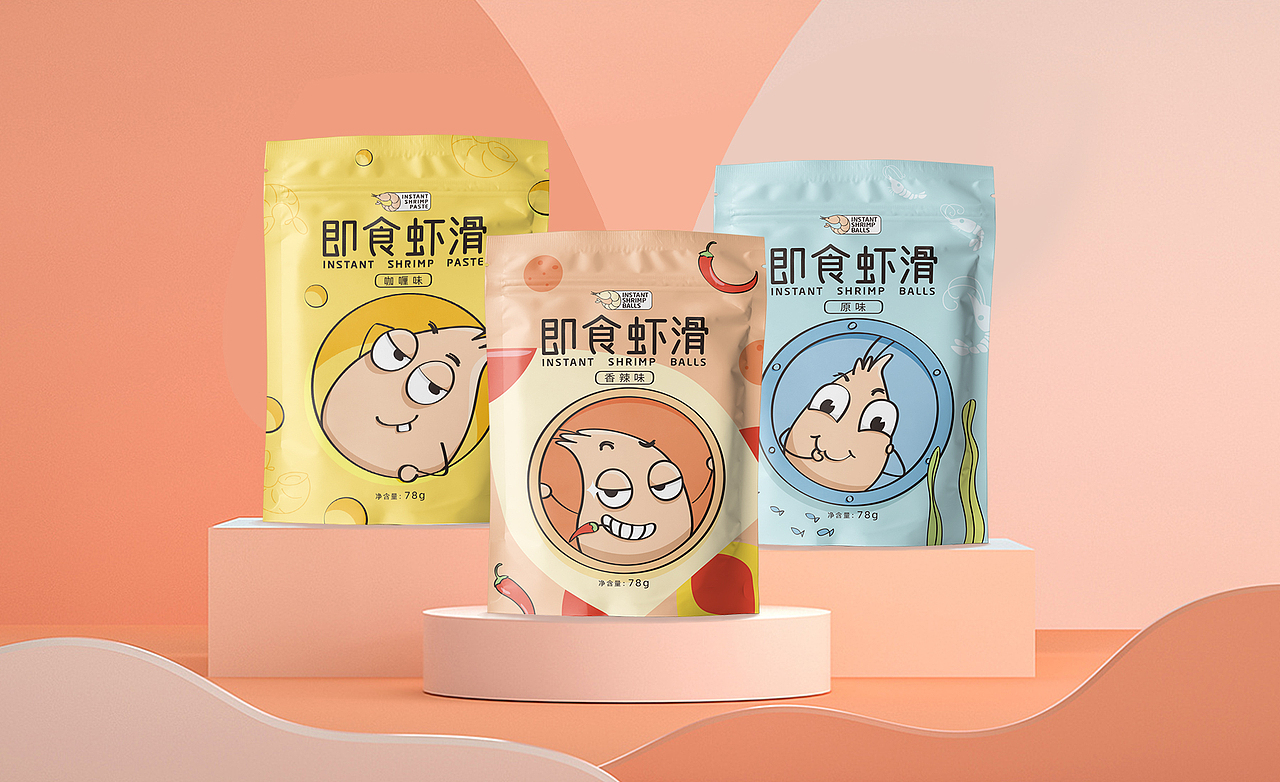 真美食品 卡通包装系列（图ZMjkzNDk1MzA4） - 包装 - 站酷设计师老树妖原创素材 - 站酷ZCOOL