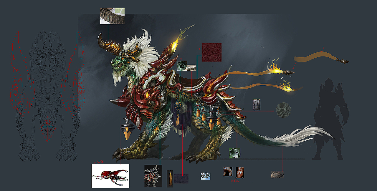 坐骑设定|插画|游戏原画|g瞳木g_原创作品-站酷zcool