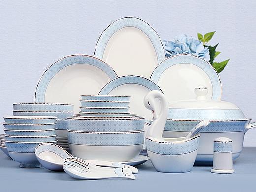 天鹅湖骨瓷餐具拍摄及详情设计