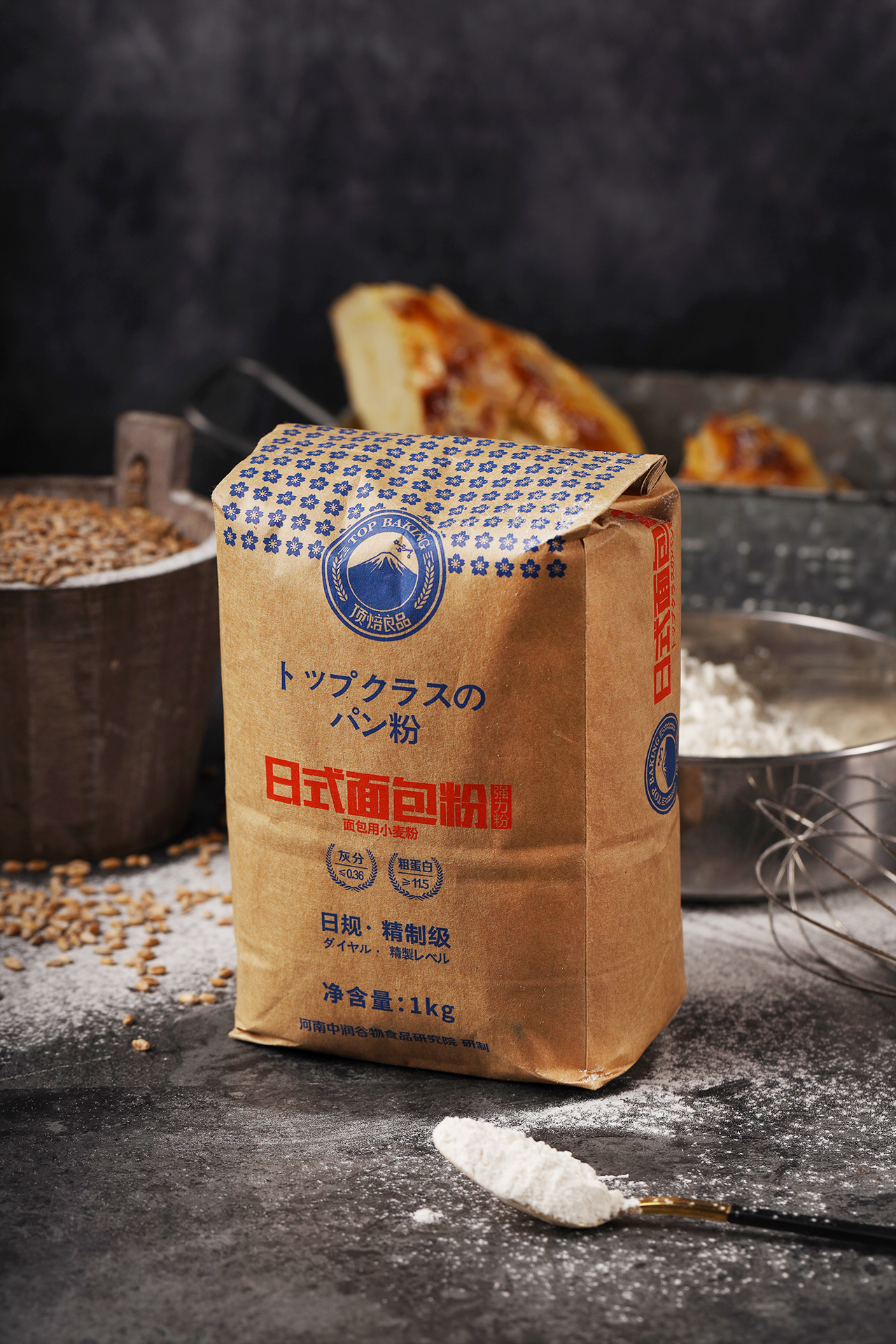 产品拍摄 顶焙日式面包粉